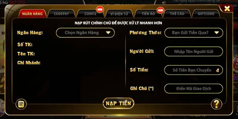 4 bước Nạp tiền Go88 bằng ví điện tử Momo và ZaloPay